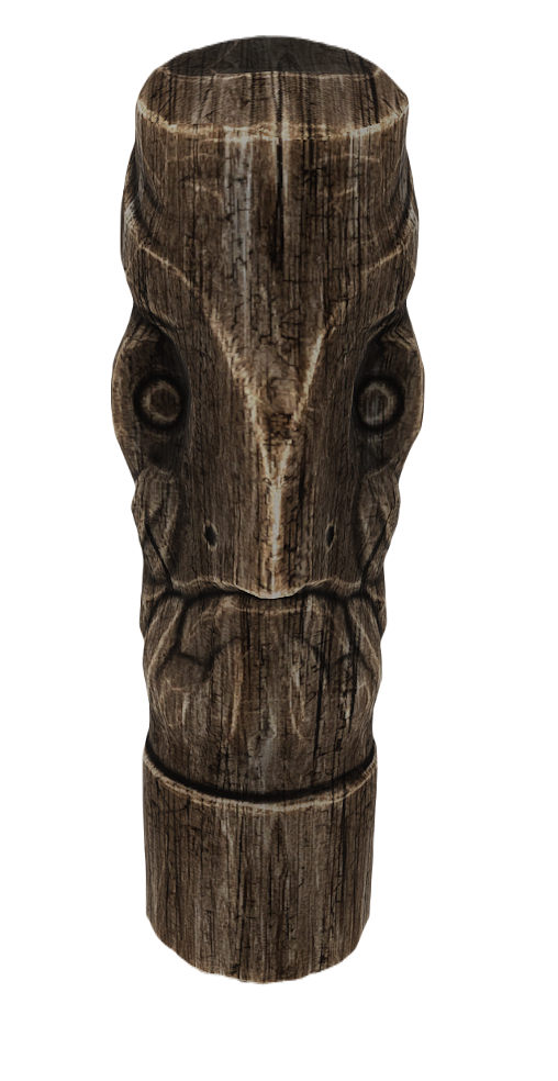 WOODEN STATUE 9